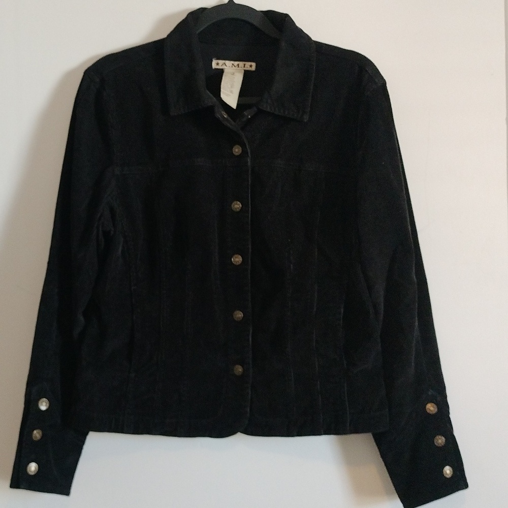 A.M.I womens snap buttons jacket size S. - Picture 10 of 13